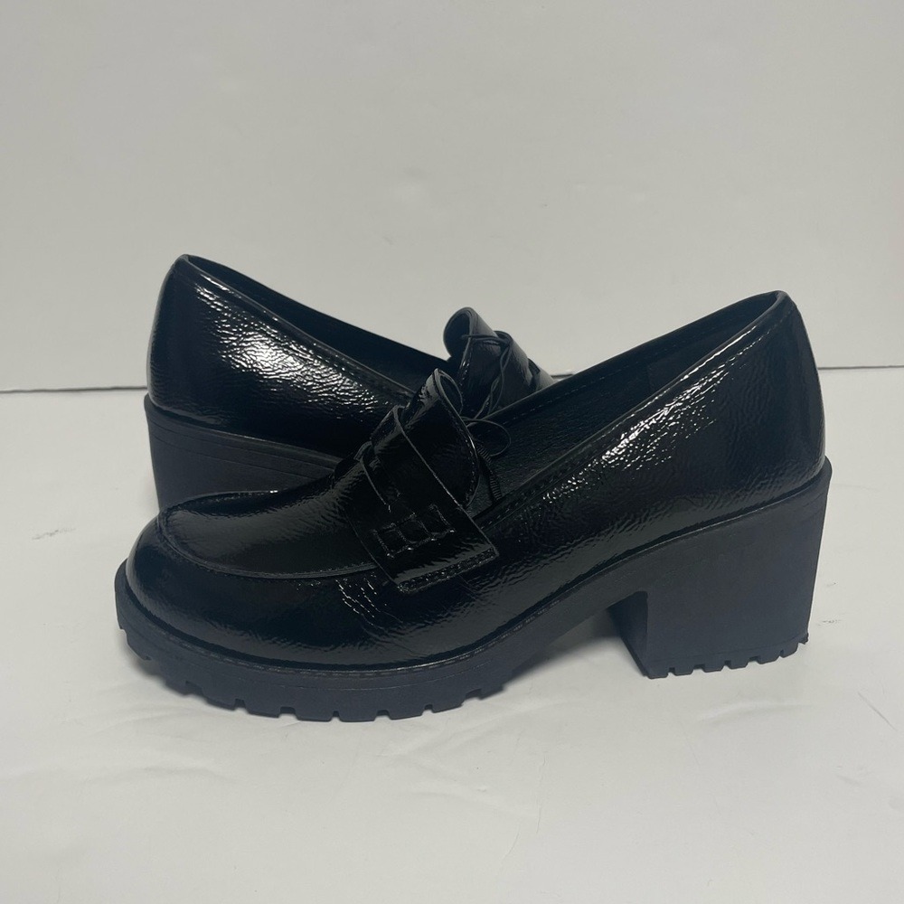 Dirty Laundry Illena Patent Black Platform Loafer Women's 11 - Picture 10 of 11